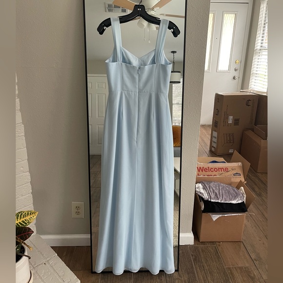 SKY BLUE AZAZIE BRIDESMAID DRESS - Picture 3 of 6